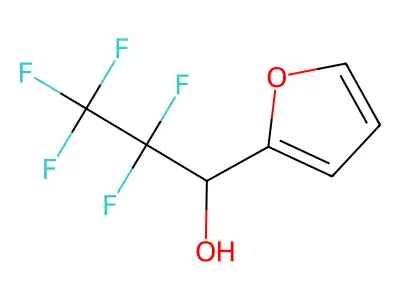 2,2,3,3,3-Pentafluoro-1-furan-2-yl-propanol structure