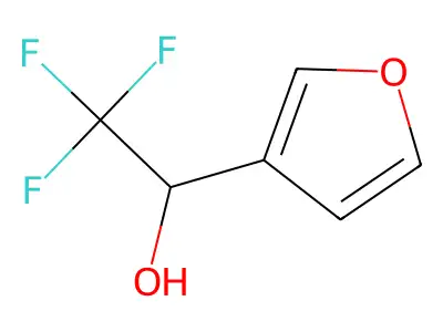 2,2,2-Trifluoro-1-furan-3-yl-ethanol structure