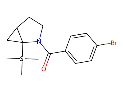 (4-Bromophenyl)-(5-trimethylsilyl-4-azabicyclo[3.1.0]hexan-4-yl)methanone structure