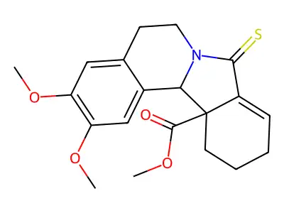 methyl 2,3-dimethoxy-8-sulfanylidene-5,6,10,11,12,12b-hexahydroisoindolo[1,2-a]isoquinoline-12a-carboxylate structure