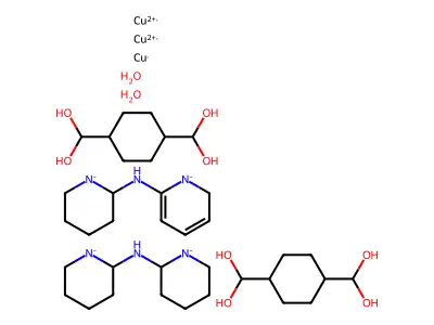 Chemical Compound (C36H70Cu3N6O10) structure