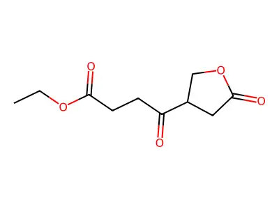 ethyl 4-oxo-4-[(3S)-5-oxooxolan-3-yl]butanoate structure