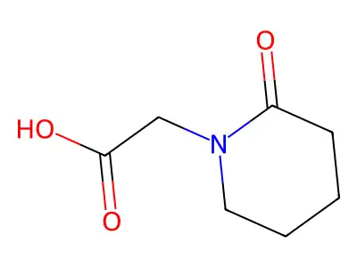 2-(2-Oxopiperidin-1-yl)acetic acid structure