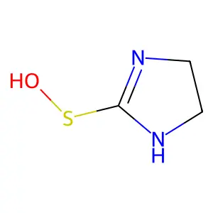 1H-Imidazole-2-sulfenic acid, 4,5-dihydro- structure