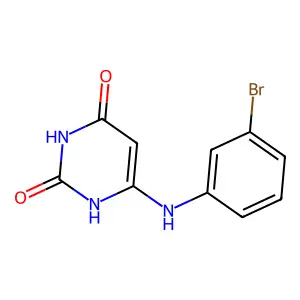 6-(3-Bromo-phenylamino)-1H-pyrimidine-2,4-dione structure