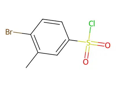 4-Bromo-3-methylbenzene-1-sulfonyl chloride structure