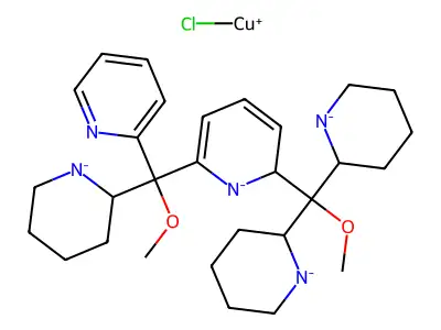 Chemical Compound (C29H41ClCuN5O2-3) structure