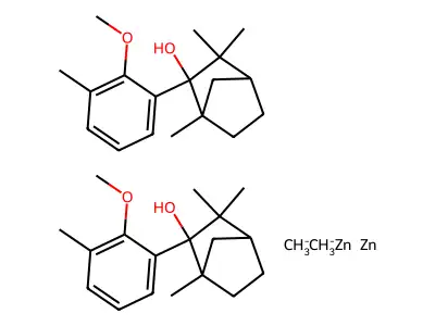 2-(2-METHOXY-3-METHYL-PHENYL)-1,3,3-TRIMETHYL-NORBORNAN-2-OL structure