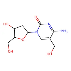 2'-Deoxy-5-hydroxymethylcytidine-5'-triphosphate structure