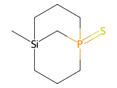 5-Methyl-1-sulfanylidene-1lambda5-phospha-5-silabicyclo[3.3.1]nonane structure