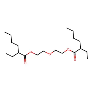 Oxydiethylene bis(2-ethylhexanoate) structure