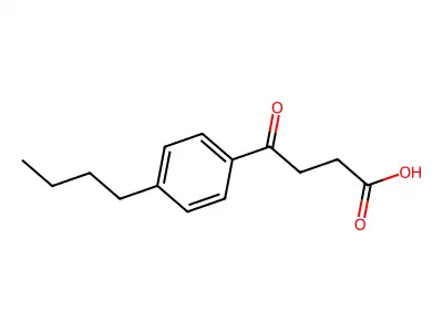 4-(4-Butylphenyl)-4-oxobutanoic acid structure
