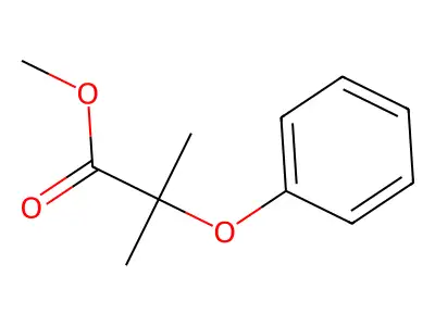Methyl 2-phenoxyisobutyrate structure