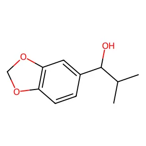 1-(1,3-Benzodioxol-5-yl)-2-methyl-1-propanol structure