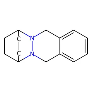 1,4-Ethanopyridazino(1,2-b)phthalazine, 1,2,3,4,6,11-hexahydro- structure