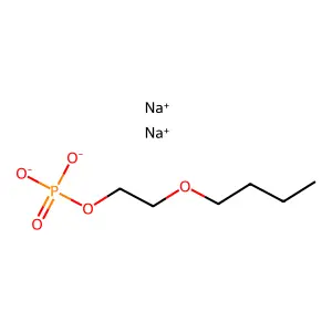 ethanol, 2-butoxy-, phosphate, sodium salt structure