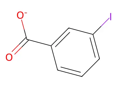 3-Iodobenzoate structure