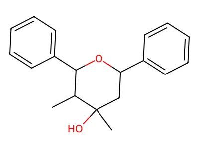 1,5-Anhydro-2,4-dideoxy-2-methyl-3-C-methyl-1,5-diphenylpentitol structure