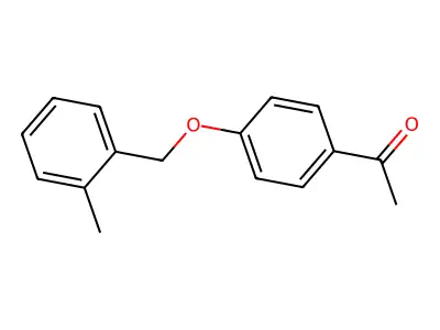 1-{4-[(2-Methylphenyl)methoxy]phenyl}ethan-1-one structure