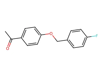 1-[4-[(4-Fluorophenyl)methoxy]phenyl]ethanone structure