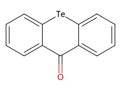 Telluroxanthone structure