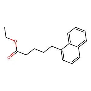 Ethyl 5-naphthalen-1-ylpentanoate structure