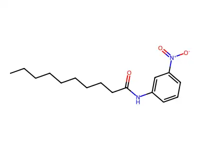 4'-Nitrodecananilide structure