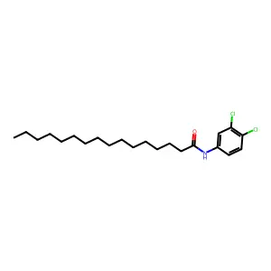 N-(3,4-dichlorophenyl)hexadecanamide structure