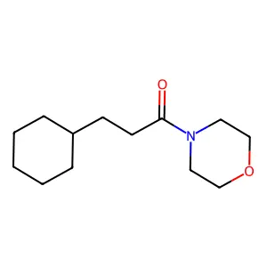 3-Cyclohexyl-1-(morpholin-4-yl)propan-1-one structure