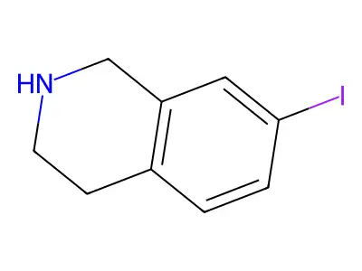 7-Iodo-1,2,3,4-tetrahydroisoquinoline structure