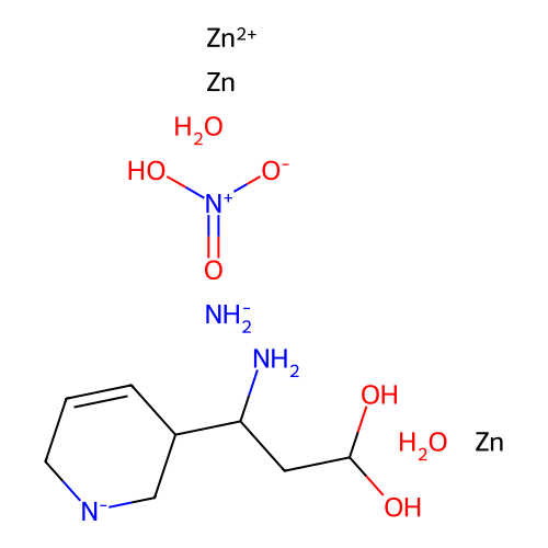 Chemical Compound (C8H22N4O7Zn3) structure