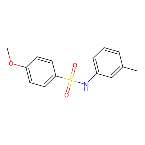 4-Methoxy-N-(m-tolyl)benzenesulfonamide structure