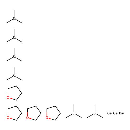 IUPAC: Barium; Germanium; Oxolane; Trimethylsilicon structure