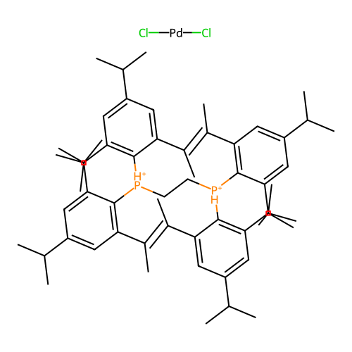 Chemical Compound (C62H98Cl2P2Pd+2) structure