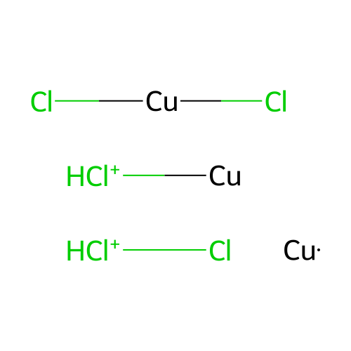 Chlorochloranium;chloroniocopper;copper;dichlorocopper structure