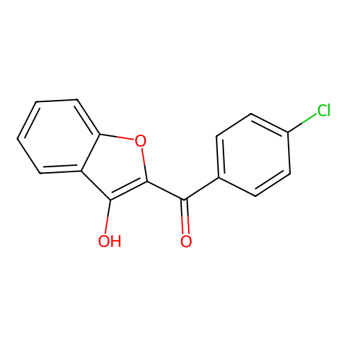 (4-Chlorophenyl)(3-hydroxy-1-benzofuran-2-yl)methanone structure