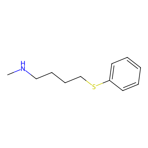 N-methyl-4-phenylsulfanylbutan-1-amine structure
