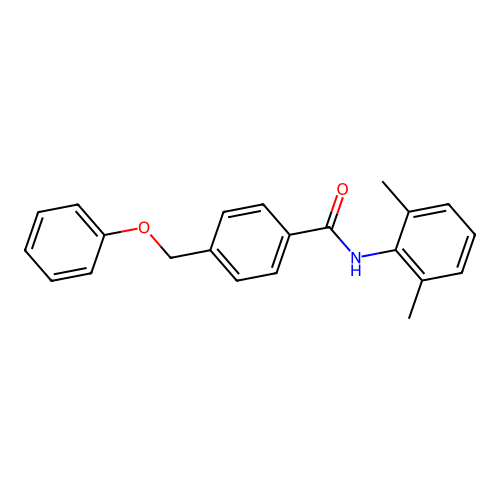 N-(2,6-dimethylphenyl)-4-(phenoxymethyl)benzamide structure