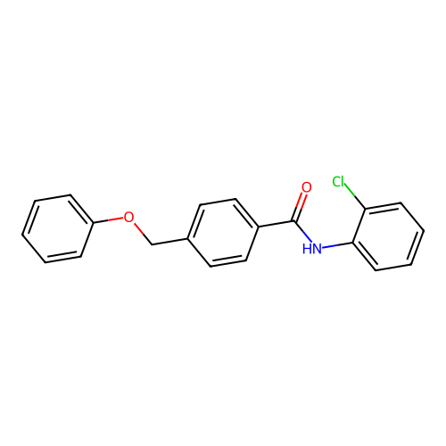 N-(2-chlorophenyl)-4-(phenoxymethyl)benzamide structure