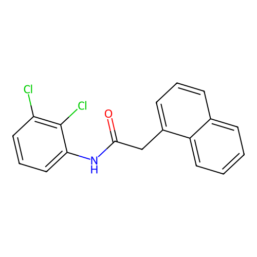 N-(2,3-dichlorophenyl)-2-(1-naphthyl)acetamide structure
