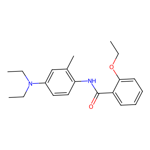 N-[4-(diethylamino)-2-methylphenyl]-2-ethoxybenzamide structure