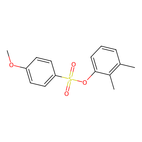 2,3-Dimethylphenyl4-methoxybenzenesulfonate structure