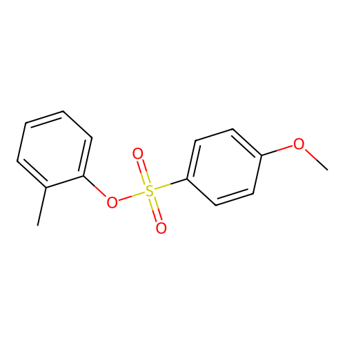 2-Methylphenyl4-methoxybenzenesulfonate structure