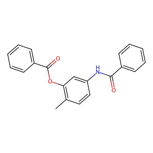 5-(Benzoylamino)-2-methylphenylbenzoate structure