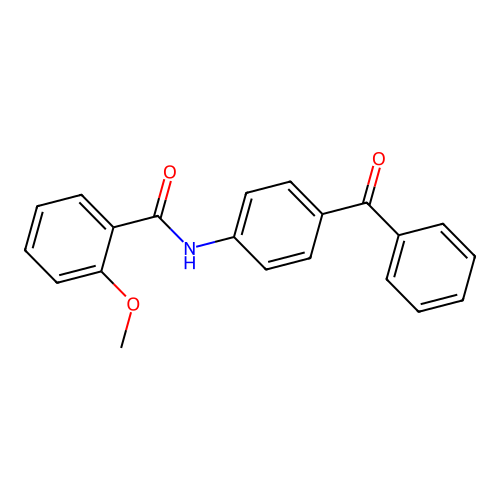 N-(4-苯甲酰苯基)-2-甲氧基苯甲酰胺 structure