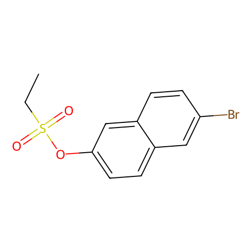 6-Bromo-2-naphthyl ethanesulfonate structure