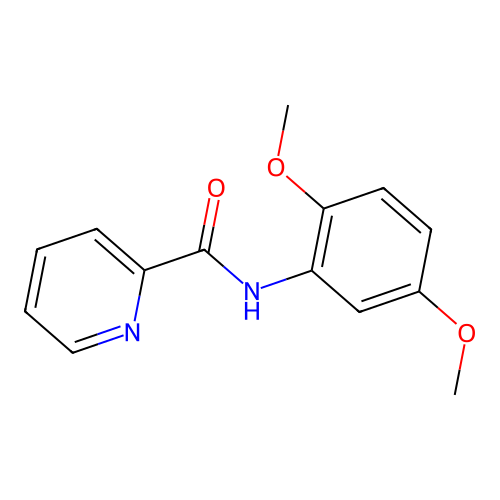 N-(2,5-二甲氧基苯基)-2-吡啶甲酰胺 structure