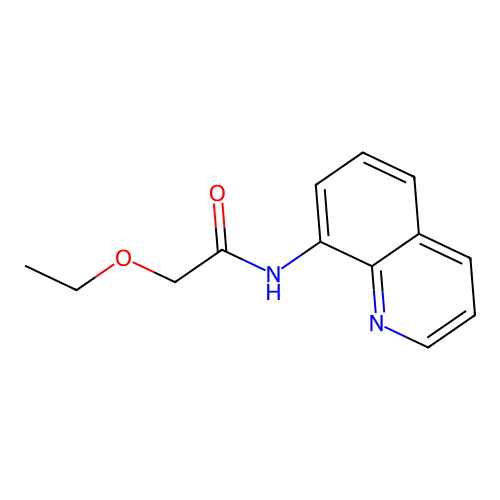 2-ethoxy-N-quinolin-8-ylacetamide structure