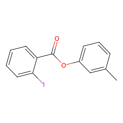 3-Methylphenyl 2-iodobenzoate structure