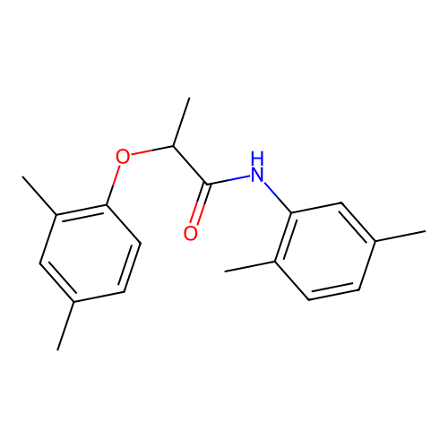 2-(2,4-dimethylphenoxy)-N-(2,5-dimethylphenyl)propanamide structure